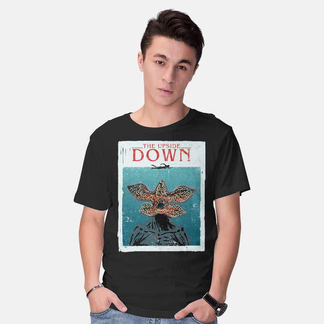Up Side Jaws-Mens-Basic-Tee-sebasebi