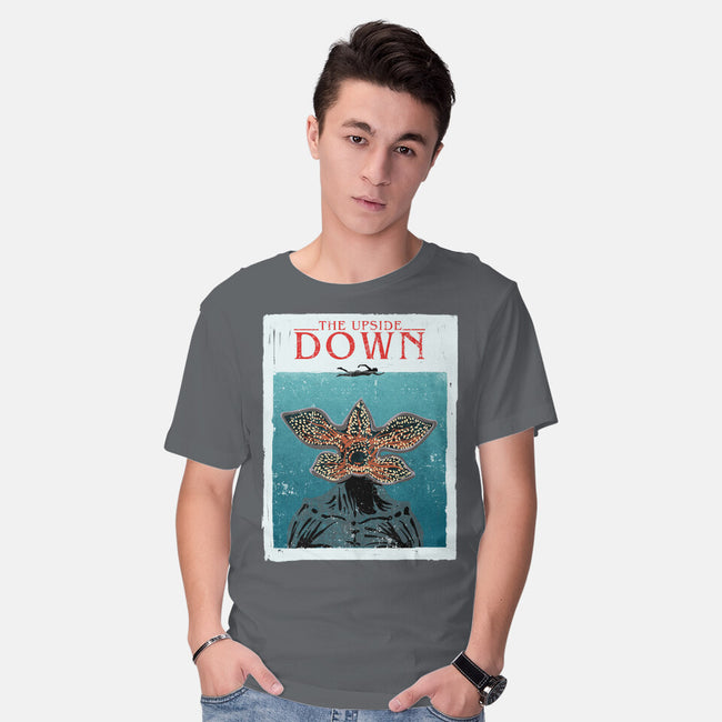Up Side Jaws-Mens-Basic-Tee-sebasebi