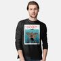Up Side Jaws-Mens-Long Sleeved-Tee-sebasebi