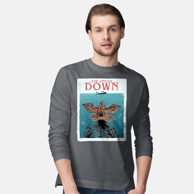 Up Side Jaws-Mens-Long Sleeved-Tee-sebasebi