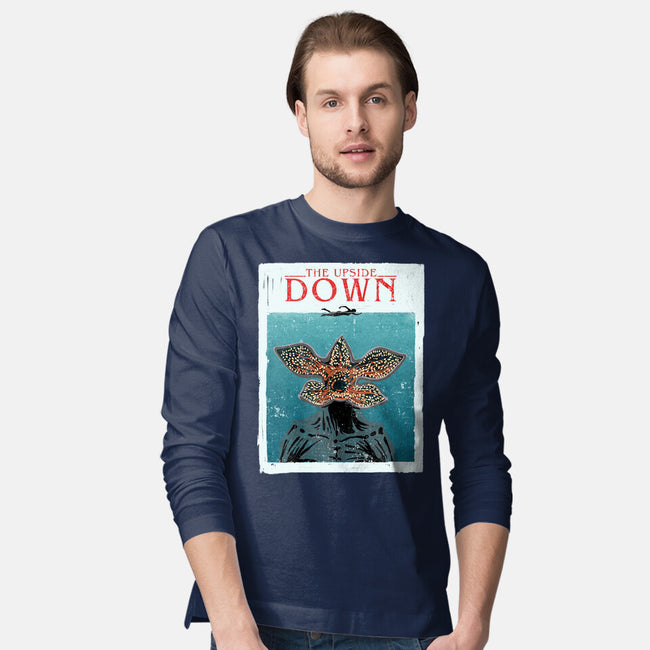 Up Side Jaws-Mens-Long Sleeved-Tee-sebasebi