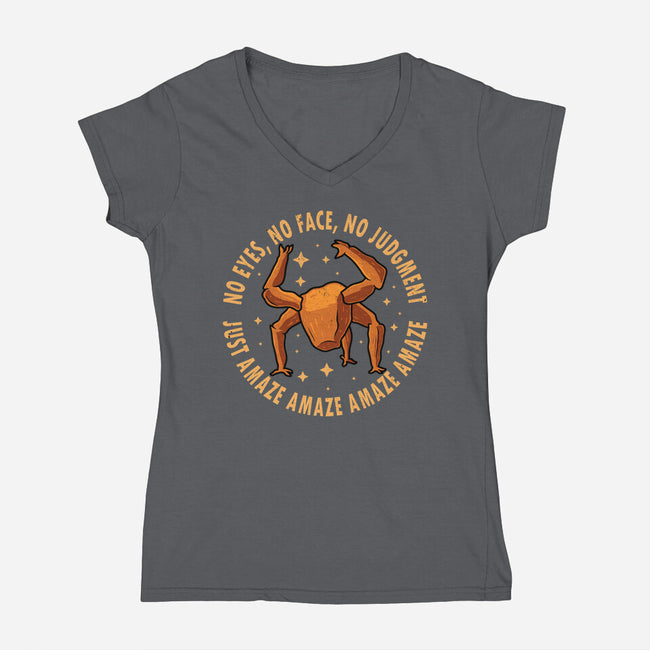 Just Amaze-Womens-V-Neck-Tee-erion_designs
