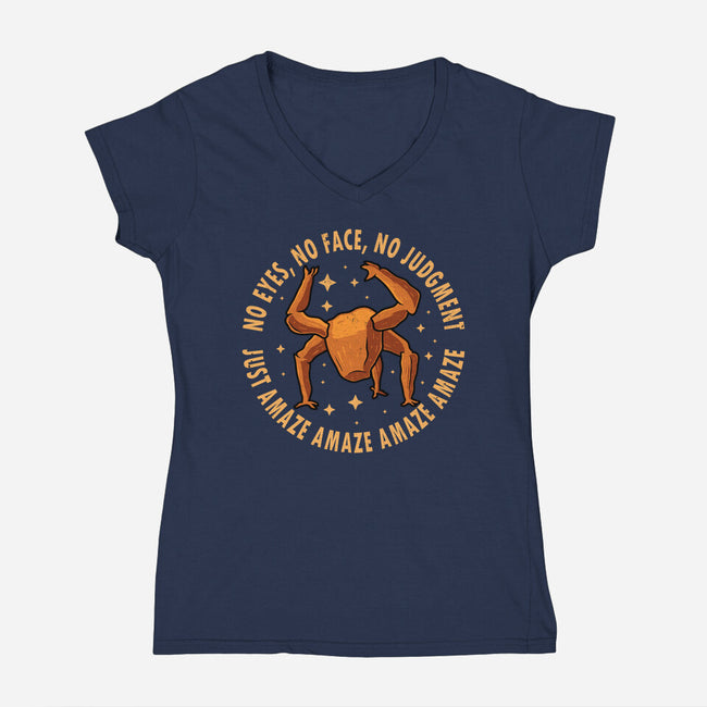 Just Amaze-Womens-V-Neck-Tee-erion_designs