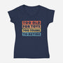 Stuck In The Middle-Womens-V-Neck-Tee-NMdesign