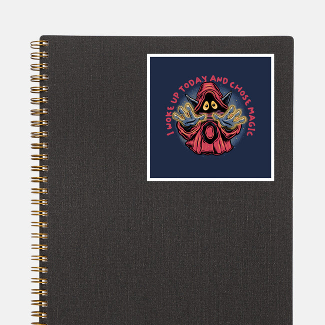 I Woke Up Today And Chose Magic-None-Glossy-Sticker-glitchygorilla