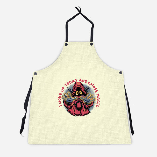 I Woke Up Today And Chose Magic-Unisex-Kitchen-Apron-glitchygorilla