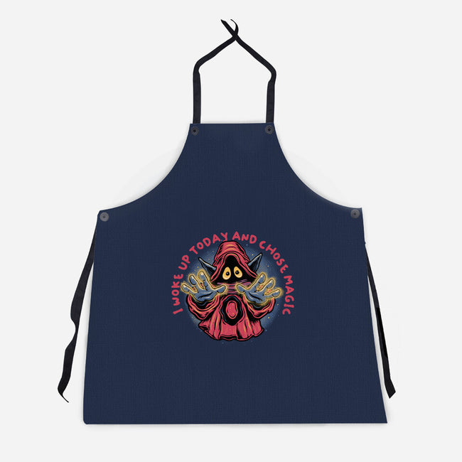 I Woke Up Today And Chose Magic-Unisex-Kitchen-Apron-glitchygorilla