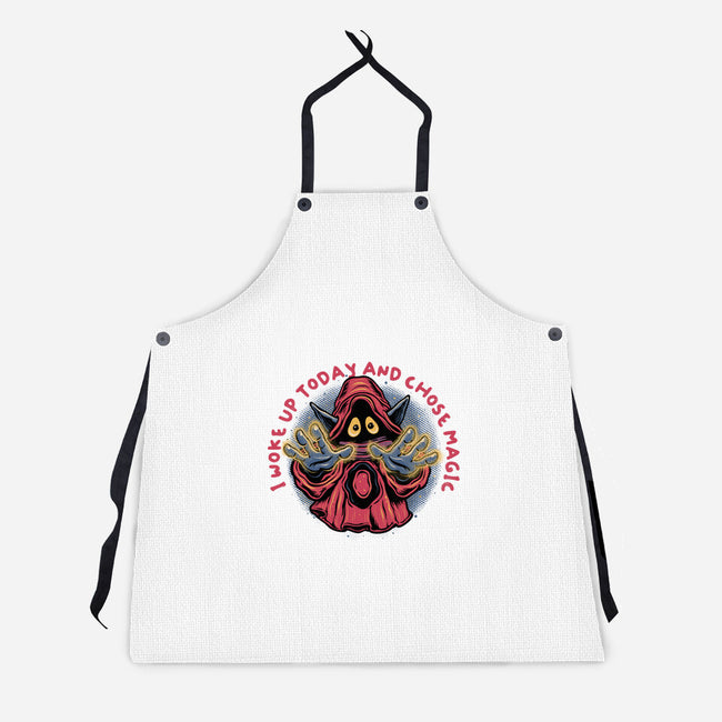 I Woke Up Today And Chose Magic-Unisex-Kitchen-Apron-glitchygorilla