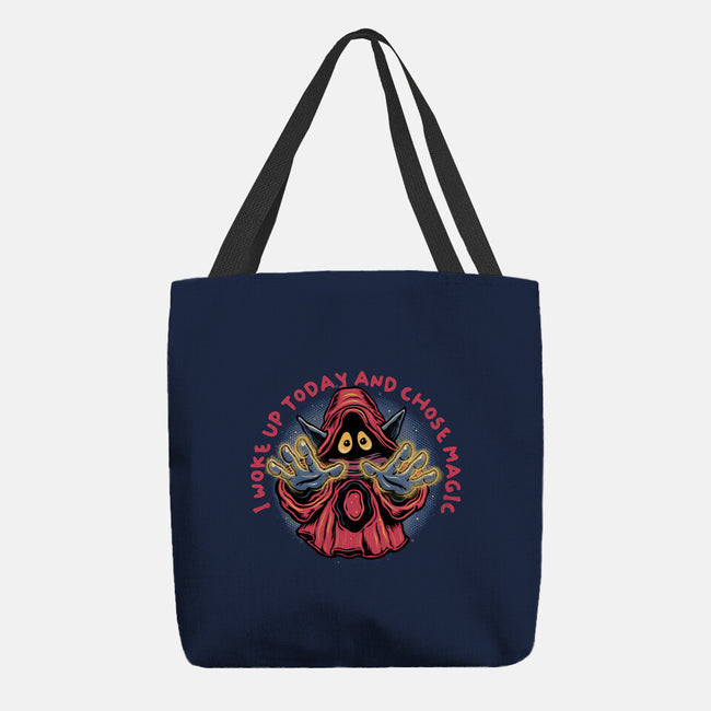 I Woke Up Today And Chose Magic-None-Basic Tote-Bag-glitchygorilla