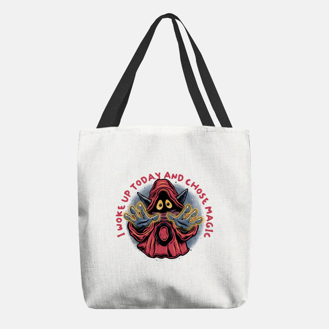 I Woke Up Today And Chose Magic-None-Basic Tote-Bag-glitchygorilla