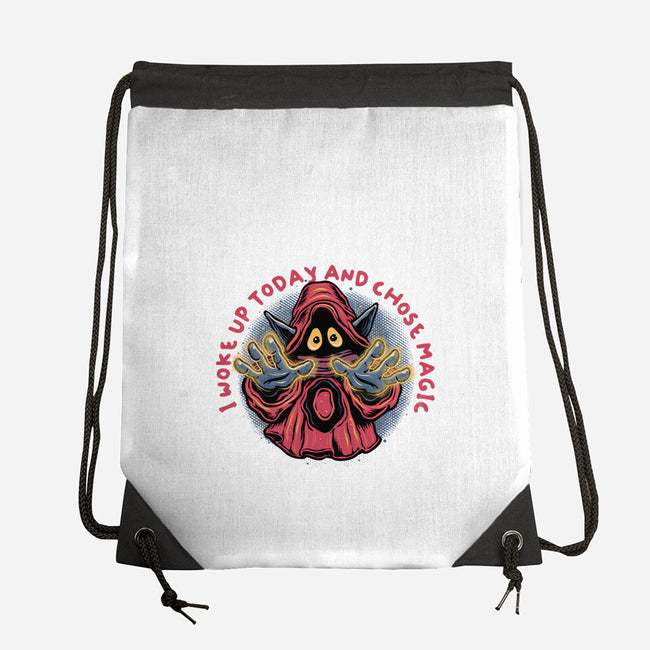 I Woke Up Today And Chose Magic-None-Drawstring-Bag-glitchygorilla
