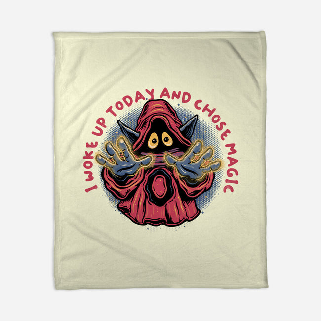I Woke Up Today And Chose Magic-None-Fleece-Blanket-glitchygorilla