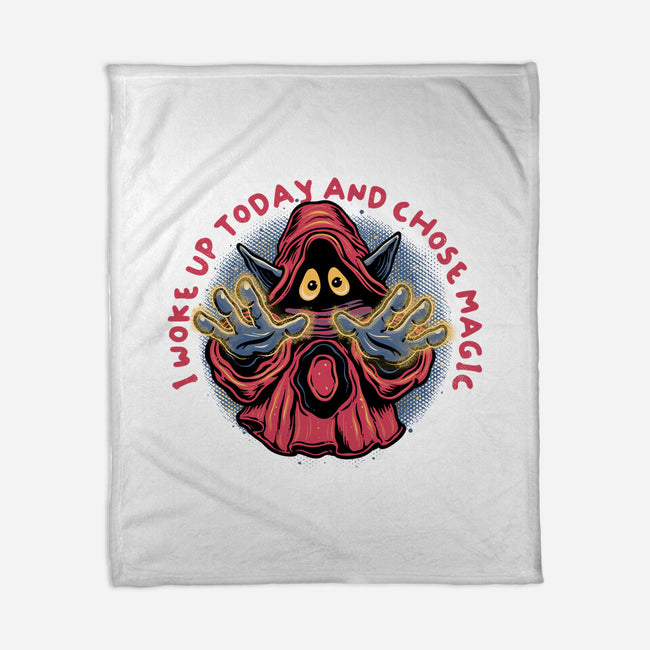 I Woke Up Today And Chose Magic-None-Fleece-Blanket-glitchygorilla