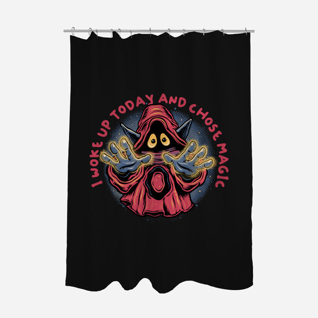 I Woke Up Today And Chose Magic-None-Polyester-Shower Curtain-glitchygorilla