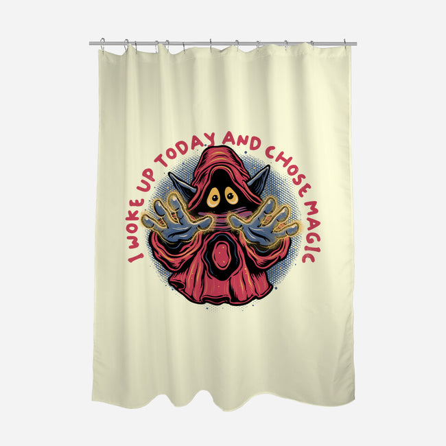 I Woke Up Today And Chose Magic-None-Polyester-Shower Curtain-glitchygorilla