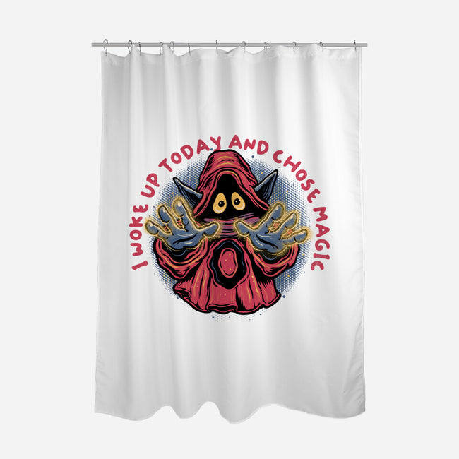 I Woke Up Today And Chose Magic-None-Polyester-Shower Curtain-glitchygorilla