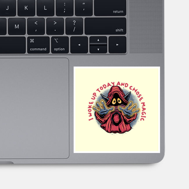 I Woke Up Today And Chose Magic-None-Glossy-Sticker-glitchygorilla
