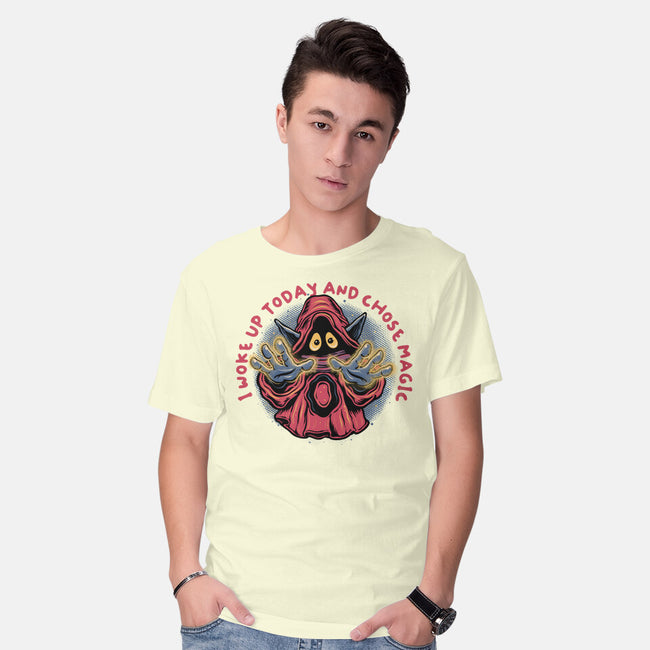 I Woke Up Today And Chose Magic-Mens-Basic-Tee-glitchygorilla