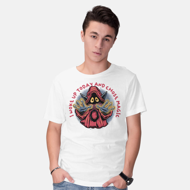 I Woke Up Today And Chose Magic-Mens-Basic-Tee-glitchygorilla