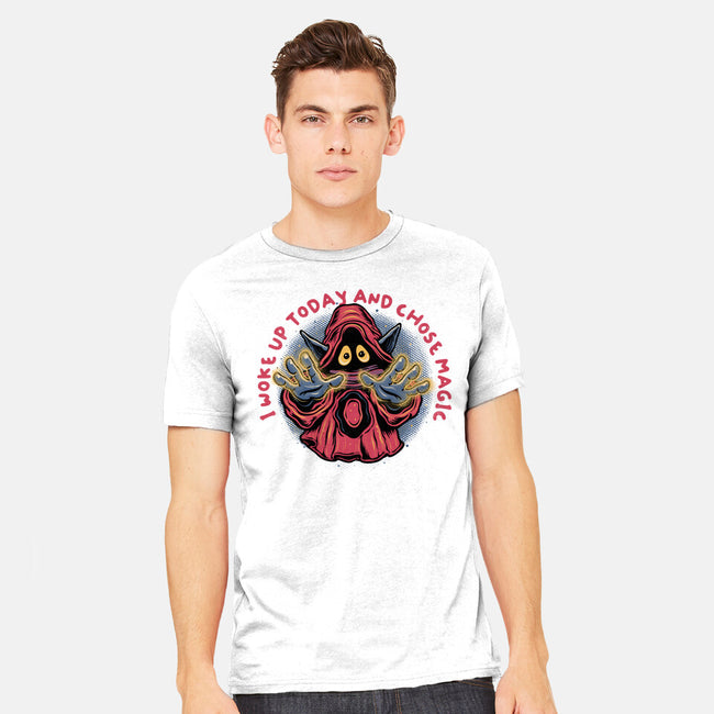 I Woke Up Today And Chose Magic-Mens-Heavyweight-Tee-glitchygorilla