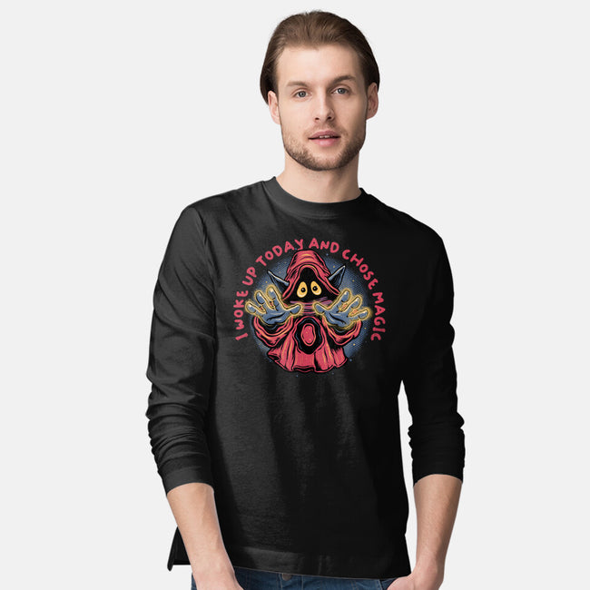 I Woke Up Today And Chose Magic-Mens-Long Sleeved-Tee-glitchygorilla