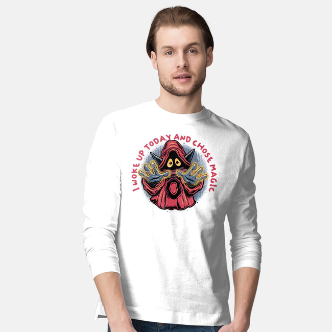 I Woke Up Today And Chose Magic-Mens-Long Sleeved-Tee-glitchygorilla