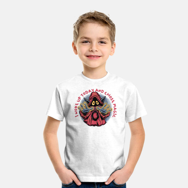 I Woke Up Today And Chose Magic-Youth-Basic-Tee-glitchygorilla
