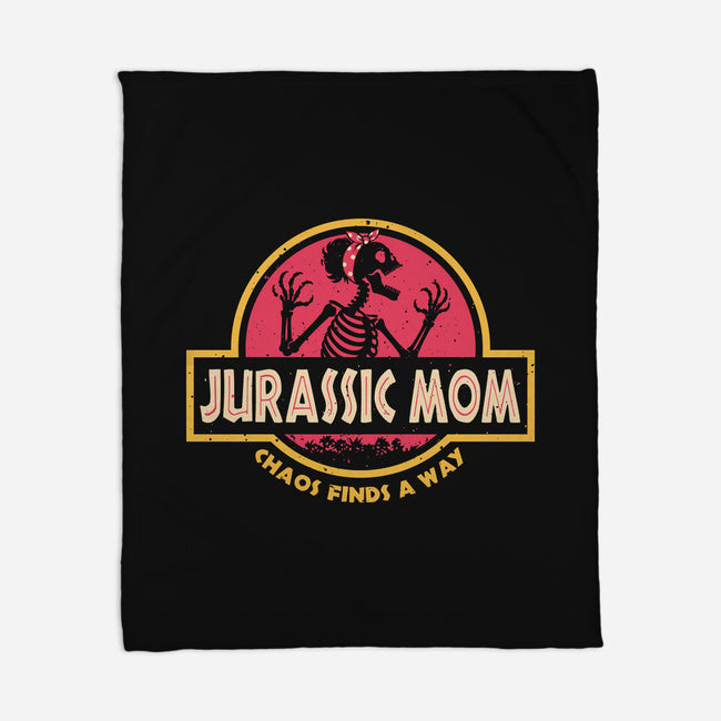Jurassic Mom-None-Fleece-Blanket-retrodivision