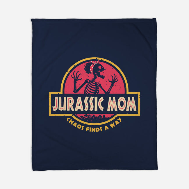 Jurassic Mom-None-Fleece-Blanket-retrodivision
