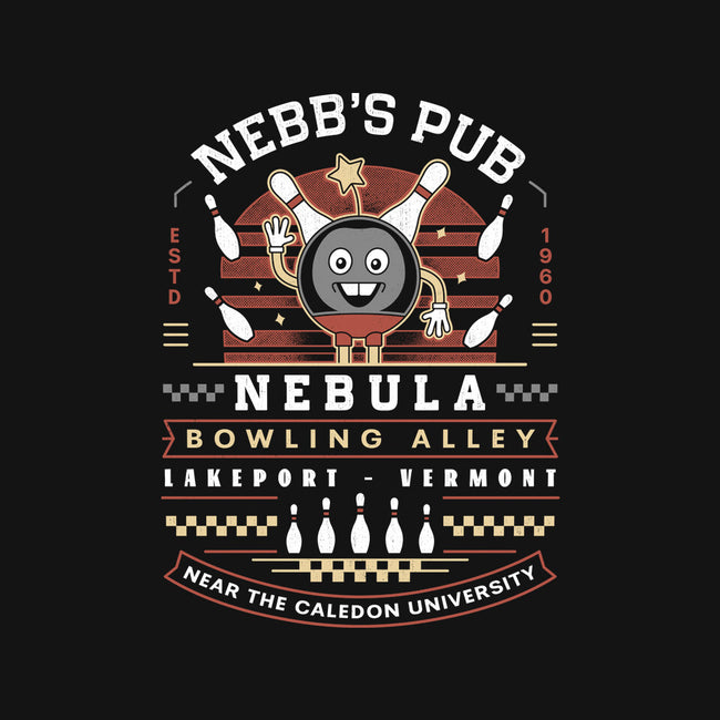 Nebb Bowling Mascot Emblem-Mens-Basic-Tee-LAGELANTEE