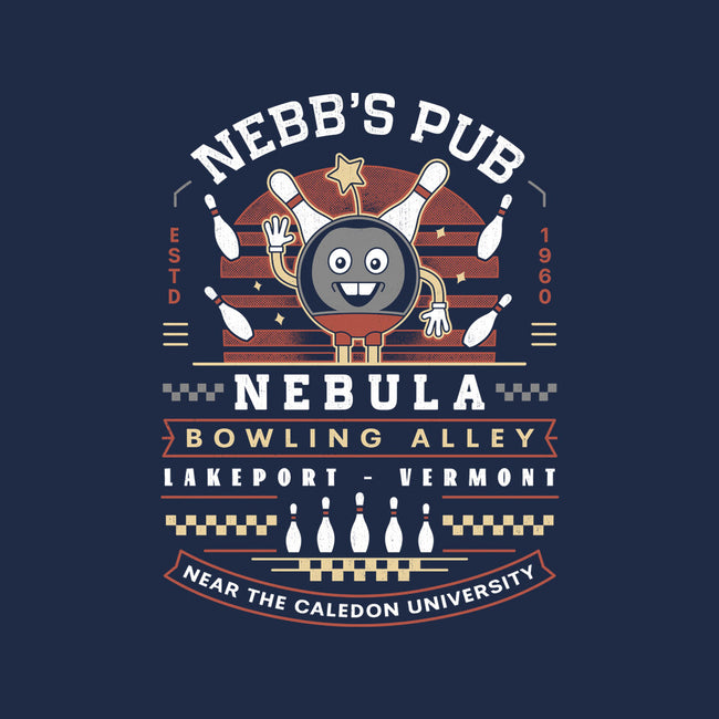 Nebb Bowling Mascot Emblem-Mens-Long Sleeved-Tee-LAGELANTEE