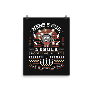 Nebb Bowling Mascot Emblem