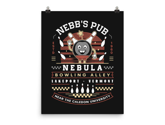 Nebb Bowling Mascot Emblem
