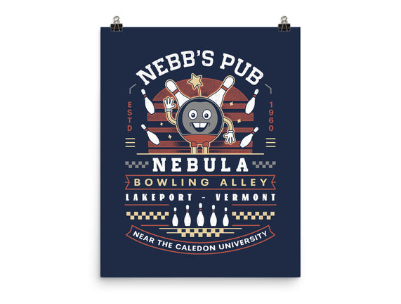 Nebb Bowling Mascot Emblem