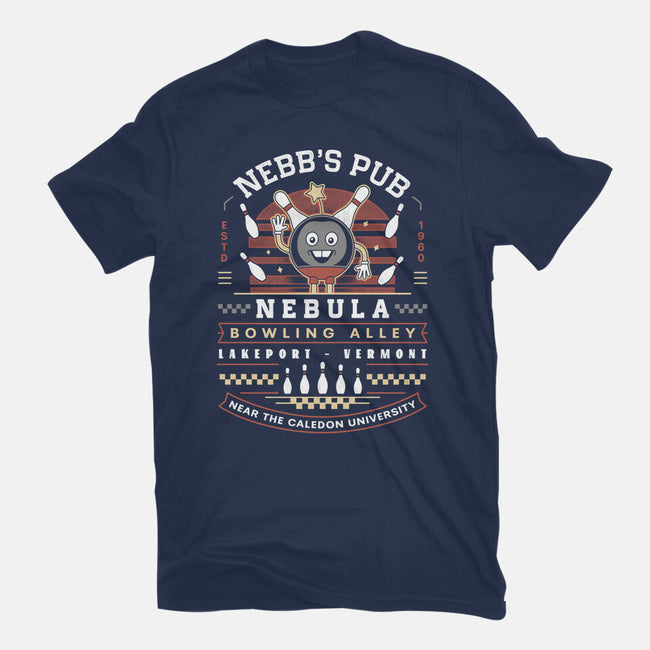 Nebb Bowling Mascot Emblem-Womens-Fitted-Tee-LAGELANTEE