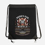 Nebb Bowling Mascot Emblem-None-Drawstring-Bag-LAGELANTEE