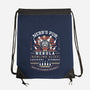 Nebb Bowling Mascot Emblem-None-Drawstring-Bag-LAGELANTEE