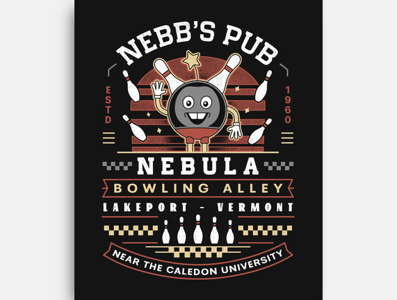 Nebb Bowling Mascot Emblem