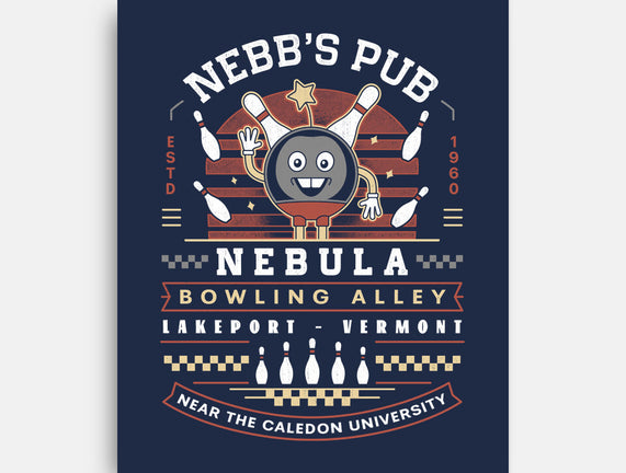 Nebb Bowling Mascot Emblem