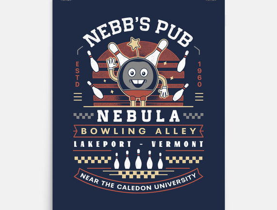 Nebb Bowling Mascot Emblem