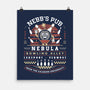 Nebb Bowling Mascot Emblem-None-Matte-Poster-LAGELANTEE