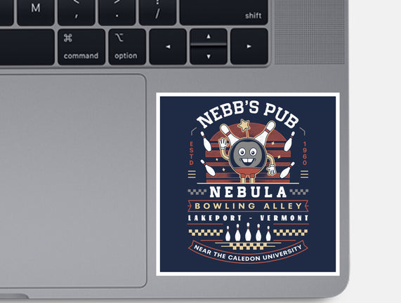 Nebb Bowling Mascot Emblem