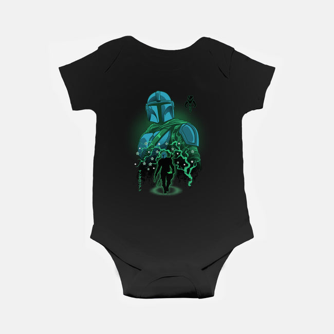 Lone Hunter Shadowwork-Baby-Basic-Onesie-Astrobot Invention