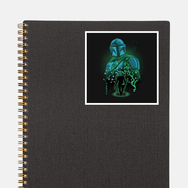 Lone Hunter Shadowwork-None-Glossy-Sticker-Astrobot Invention