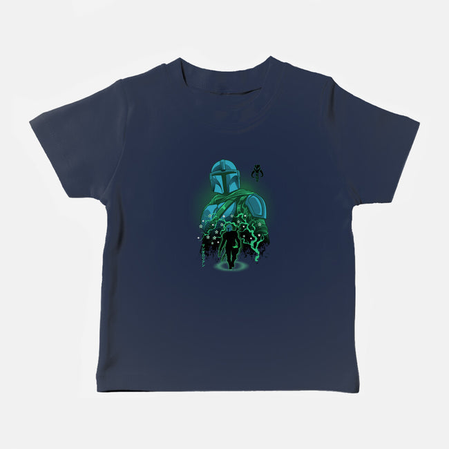 Lone Hunter Shadowwork-Baby-Basic-Tee-Astrobot Invention