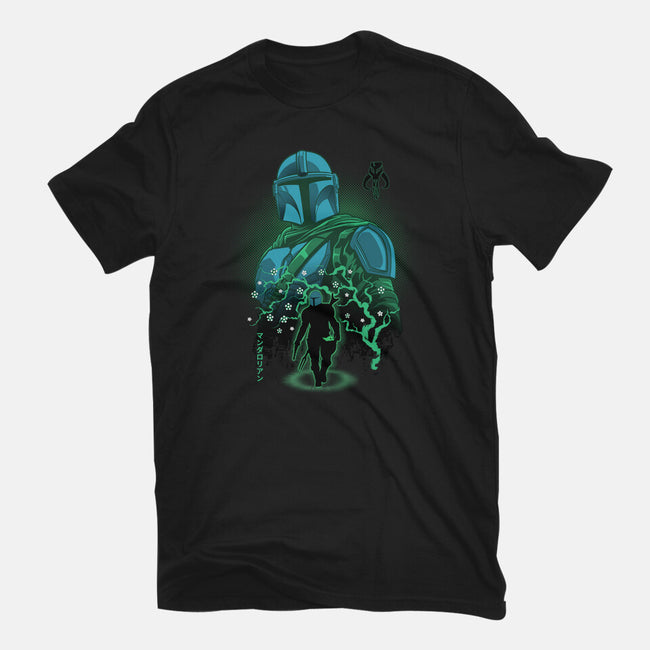 Lone Hunter Shadowwork-Mens-Basic-Tee-Astrobot Invention
