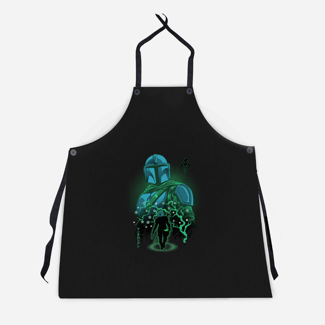 Lone Hunter Shadowwork-Unisex-Kitchen-Apron-Astrobot Invention