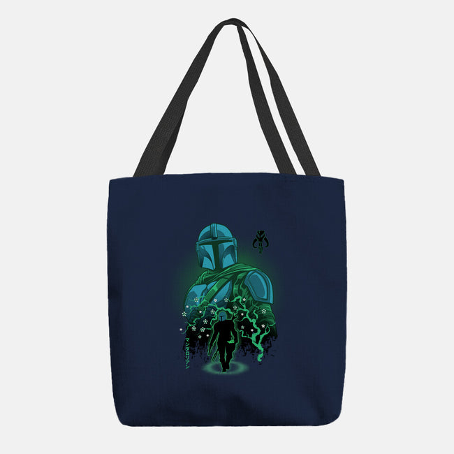 Lone Hunter Shadowwork-None-Basic Tote-Bag-Astrobot Invention