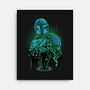 Lone Hunter Shadowwork-None-Stretched-Canvas-Astrobot Invention