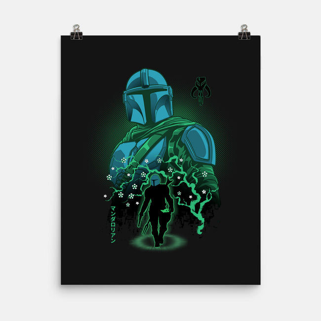 Lone Hunter Shadowwork-None-Matte-Poster-Astrobot Invention